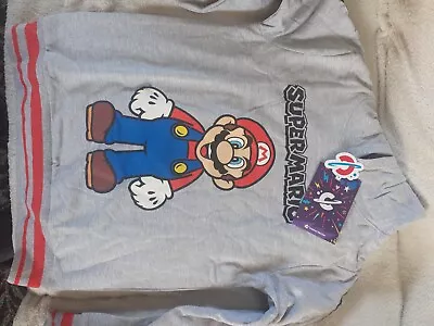 Buy Super Mario Hoodie Size 10-11 Years New • 11.80£