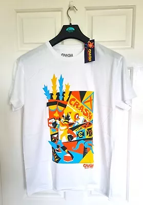 Buy New Official Crash Bandicoot Its About Time Ctr Mens T-shirt - Size M • 14.95£