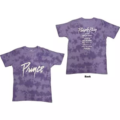 Buy Prince Purple Rain Official Tee T-Shirt Mens • 17.13£