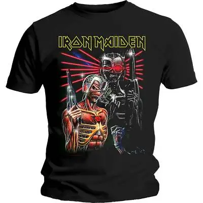 Buy Official Iron Maiden T Shirt Terminate Black Mens Classic Rock Metal Tee Unisex • 16.28£