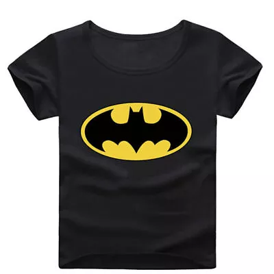 Buy Spiderman Kids Boy T-Shirts Superman T-Shirt Batman Short Sleeve Superhero Tops  • 8.41£