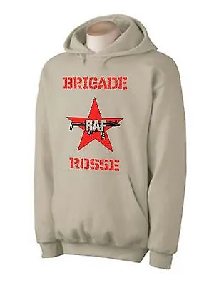 Buy BRIGADE ROSSE HOODY - The Clash Red Brigade Army Joe Strummer - Size S To XXL • 24.95£