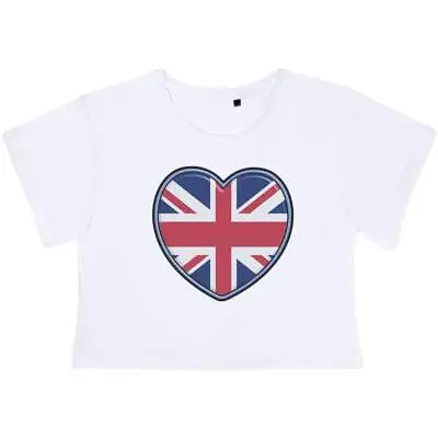 Buy 'United Kingdom Heart' Women's Cotton Crop Tops (CO038522) • 11.99£