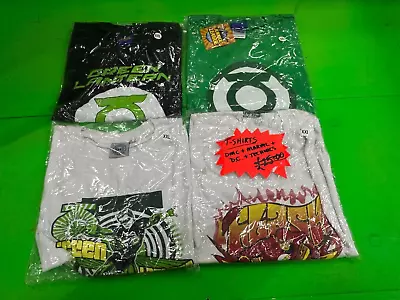 Buy FOUR New T-Shirts XXL 3x Green Lantern + 1x The Flash DC Comics + Justice League • 30£
