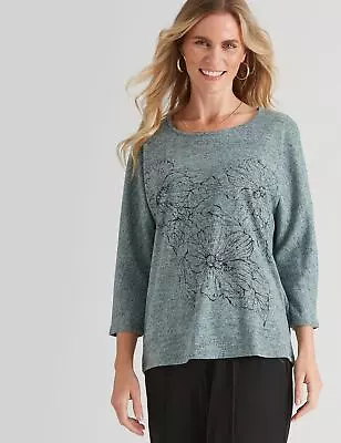 Buy MILLERS - Womens Winter Tops - Green Tshirt / Tee - Elastane - Casual Clothing • 11.78£