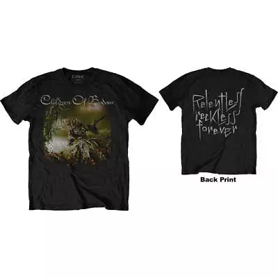 Buy Children Of Bodom Unisex T-Shirt: Relentless (Back Print) OFFICIAL NEW  • 19.60£