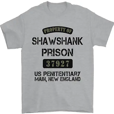 Buy Property Of Shawshank Prison Movie 90s Mens T-Shirt 100% Cotton • 10.48£