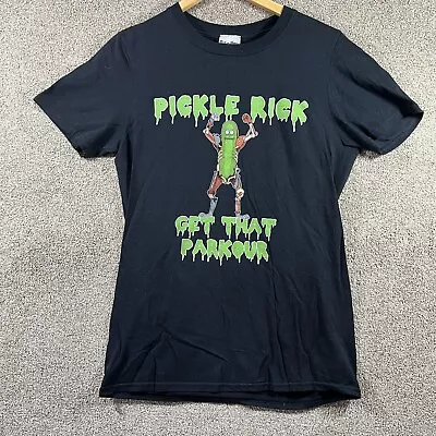 Buy Rick & Morty Pickle Rick Get That Parkour T/shirt New Official Season 3 Ep. 3 • 0.99£