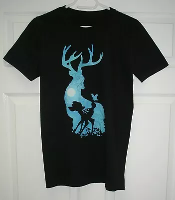 Buy Bambi Silhouette Black Small T Shirt 34 Inch Chest • 19.89£