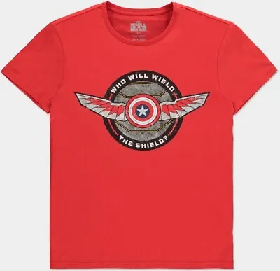 Buy Marvel - Falcon & Winter Soldier Men's T-shirt Red • 22.17£
