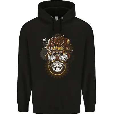 Buy Steampunk Skull Mens 80% Cotton Hoodie • 20.99£