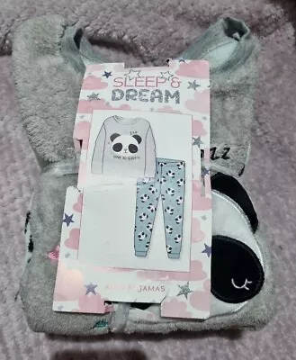 Buy Kids Childrens Warm Fleece Pyjamas . Sleepover 2 Piece Gift Set. 8-9 Years • 6.99£