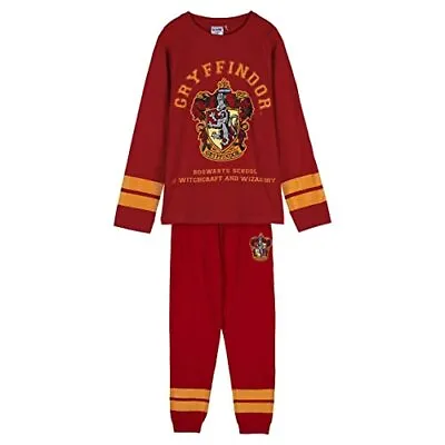 Buy Children`S Pyjama Harry Potter Red (Size: 7 Years) NEW • 14.02£