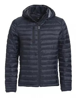 Buy Clique Hudson Men’s Padded Jacket Navy Blue 020976 Large Brand New RRP £65 • 29.99£