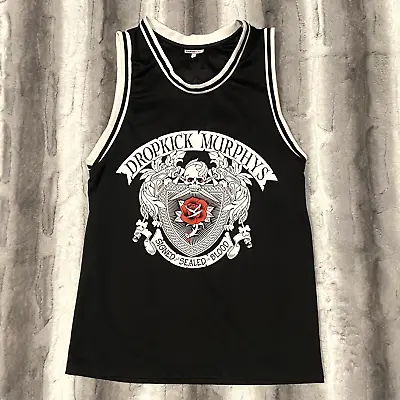 Buy DROPKICK MURPHYS Signed Sealed Blood Punk Concert Basketball Jersey Medium Shirt • 50.90£
