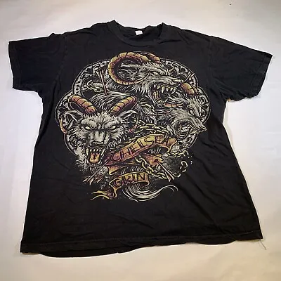 Buy Chelsea Grin Band Concert Black Graphic T Shirt Women’s Sz L • 23.66£