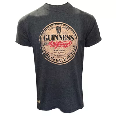 Buy Charcoal Acid Wash Guinness Vintage T-Shirt • 26.70£