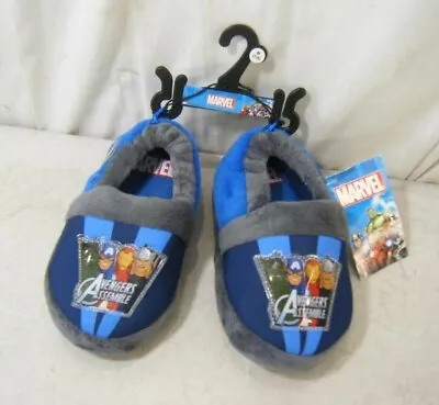 Buy Marvel Avengers Assemble Toddler Plush Slippers, Size M 7/8 New With Tags • 8.60£