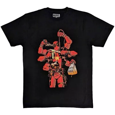 Buy Marvel Comics Deadpool Arms Official Tee T-Shirt Mens • 15.99£