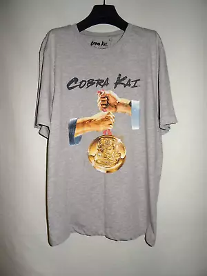 Buy Cobra Kai Grey T-Shirt Size XL New With Tags 2022  Design  Grey Large Print • 10£