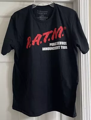Buy Rage Against The Machine 2023 Public Service Announcement Tour S/S T Shirt Sz L! • 48.18£