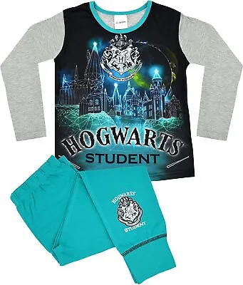 Buy Harry Potter 'Hogwarts Student' Children's Pyjamas Ages 5-6 To 11-12 Brand New • 6.99£