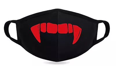 Buy VAMP FANG Face Mask Washable Breathable Reusable Protection Vampire Mask  • 5.99£