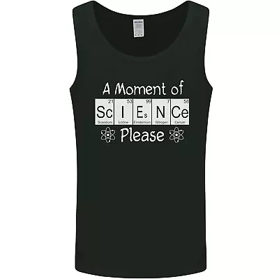 Buy A Moment Of Science Please Funny Geek Mens Vest Tank Top • 10.99£