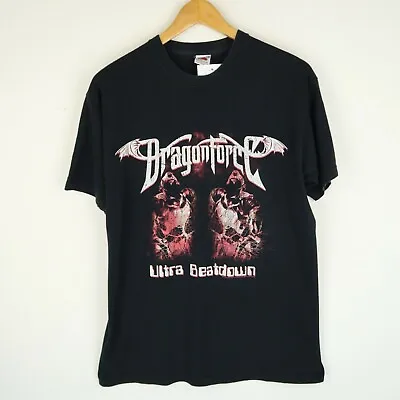Buy DragonForce 2018 Ultra Beatdown Vintage Metal Band T-shirt Black SZ S-M (G240) • 13.95£