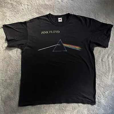 Buy Pink Floyd T Shirt Official Dark Side Of The Moon Black Band Tee XL • 15£