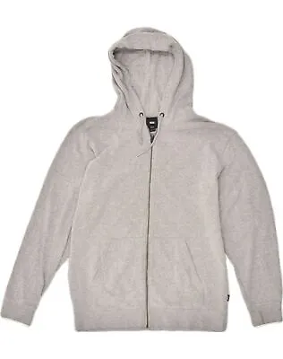 Buy VANS Mens Zip Hoodie Sweater Medium Grey Cotton BN09 • 11.45£