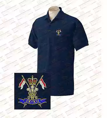 Buy 9th / 12th Royal Lancers Embroidered Polo Shirts • 20£