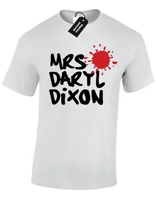 Buy Mrs Daryl Dixon Unisex T Shirt Walking Dead Unisex Design Zombies Top Michonne • 7.99£