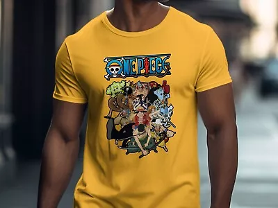 Buy One Piece Manga Strip Luffy Anime Pirate Unisex T-shirt T-Shirt Tee Top • 14.99£