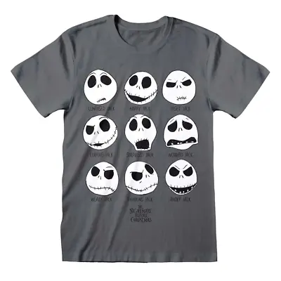 Buy Nightmare Before Christmas Many Faces Of Jack T-Shirt • 14.99£