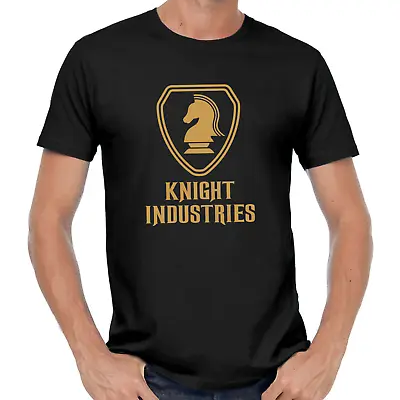 Buy Knight Industries Rider Michael David Hasselhoff Kitt Foundation 80s Fun T-Shirt • 14.98£