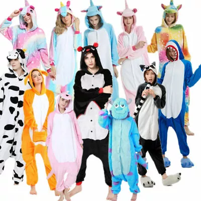 Buy Unisex Adult Kids Animal Onsie8 Kigurumi Pyjamas Fancy Dress Onesie18 Sleepwear • 28.79£