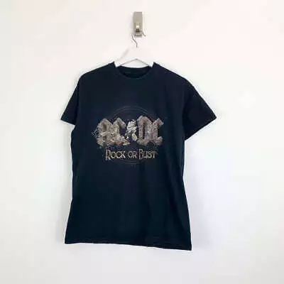 Buy Black Vintage AC/DC T Shirt Medium • 11.25£
