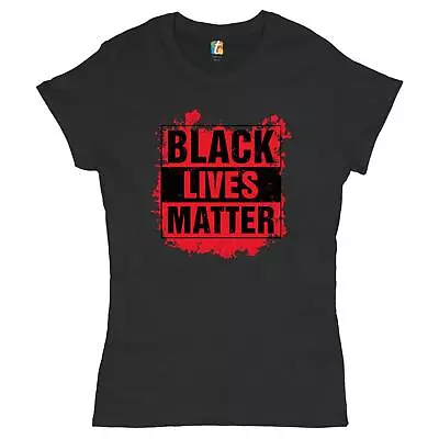 Buy Black Lives Matter T-Shrit Civil Rights Stop Police Brutality Women's Tee • 16.81£