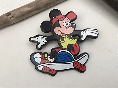 Buy Vintage Dufort Mickey Mouse Skateboarding Pin Brooch Badge Costume Jewellery • 7.99£