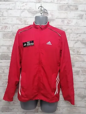 Buy Adidas Climaproof Jacket Size Small Half Marathon Red.  • 14.95£