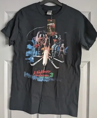 Buy A Nightmare On Elm Street 3 T Shirt Dream Warriors Horror Movie Tee Film Rare S • 16.95£