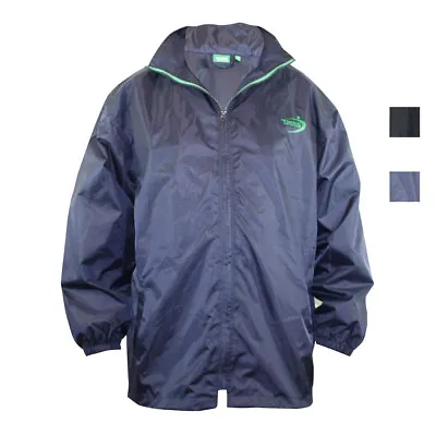 Buy D555 Men’s Weatherproof Zip Up Jacket Packaway Hooded Long Sleeve Jacket 2XL-8XL • 32.50£
