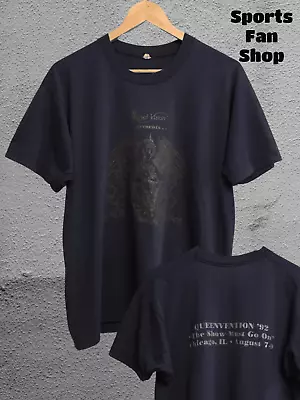 Buy Queen 1992 Tour The Show Must Go On Tee T-shirt Single Stitch Women's XL Men's M • 132.29£