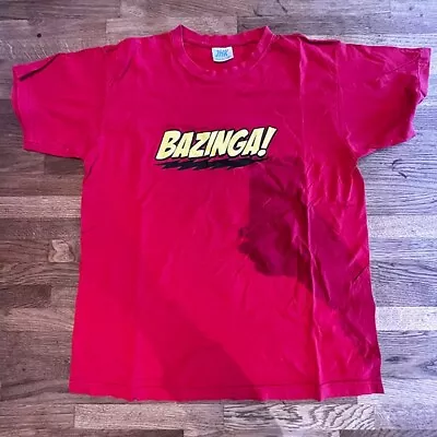 Buy The Big Bang Theory Men's Sheldon Bazinga T-Shirt - No Returns HM2 • 6.50£