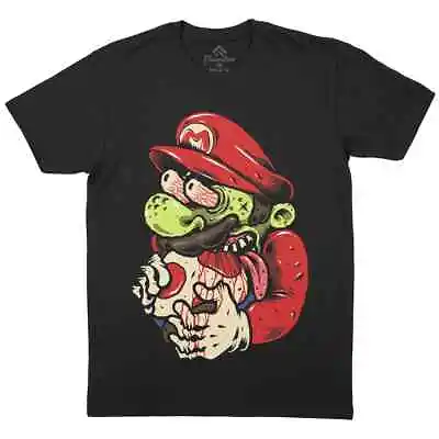 Buy Zombie Mario T-Shirt Horror Eating Mushroom Kingdom Undead Walker Living E167 • 14.99£