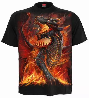 Buy Spiral Direct DRACONIS T-Shirt/Dragon/Fire/Flames/Biker/Rock/Wild/Tattoo/Top/Tee • 16.99£