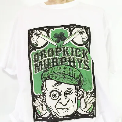 Buy Dropkick Murphys Punk Folk Irish Rock Short Sleeve White Unisex T-shirt S-5XL • 14.99£