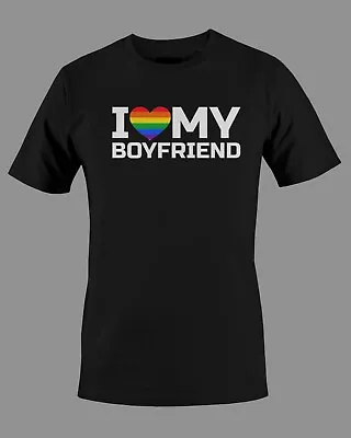 Buy I Love My Girlfriend Boyfriend Wife Husband Valentines Gift Unisex T-Shirts Tee • 9.99£