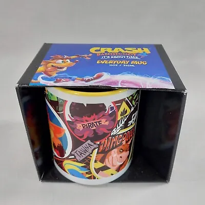 Buy Crash Bandicoot Mug With Box 315ml Pyramid Novelty Gift Retro Video Games Merch • 6£